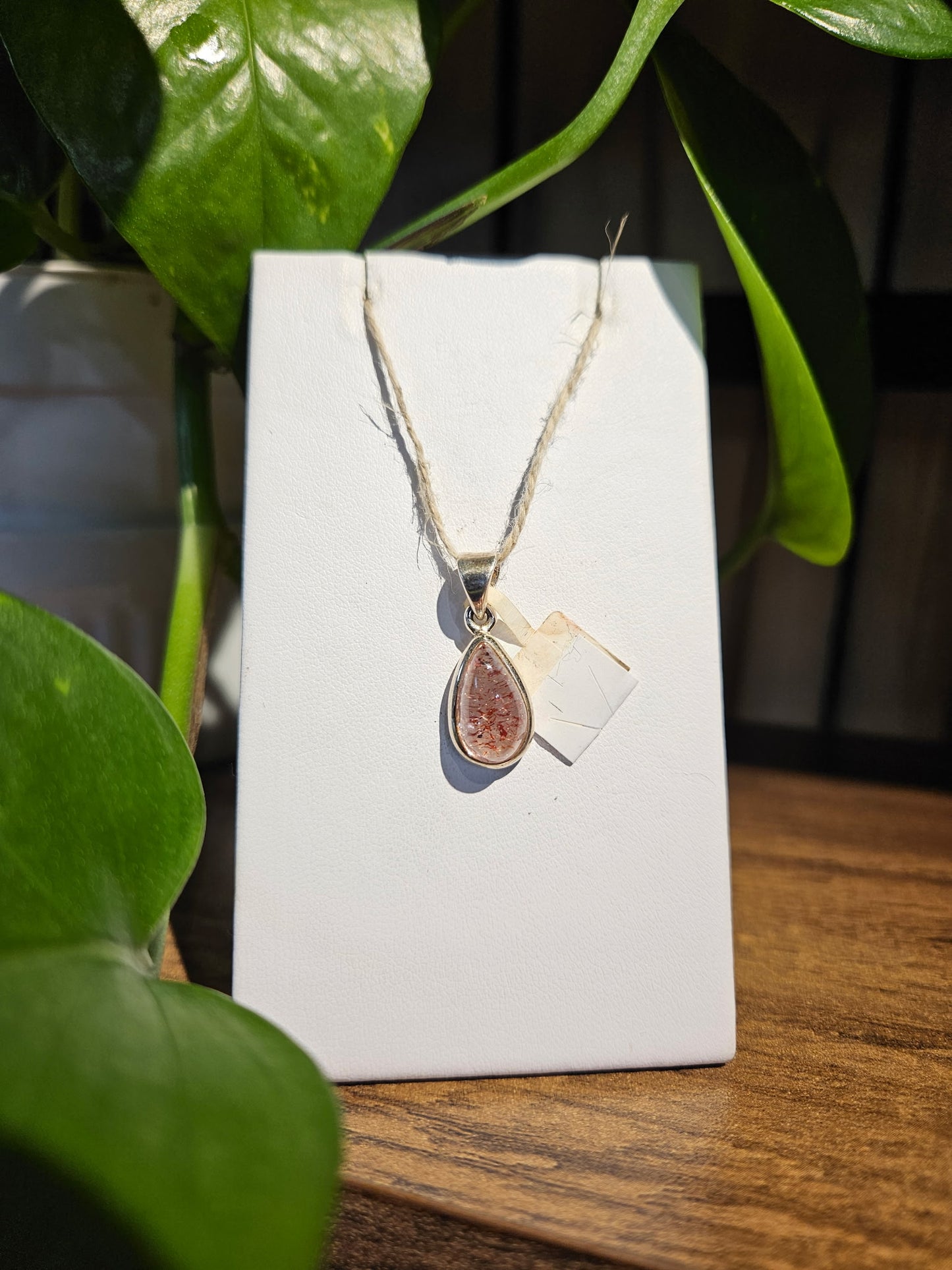 Harlequin Quartz Pendant