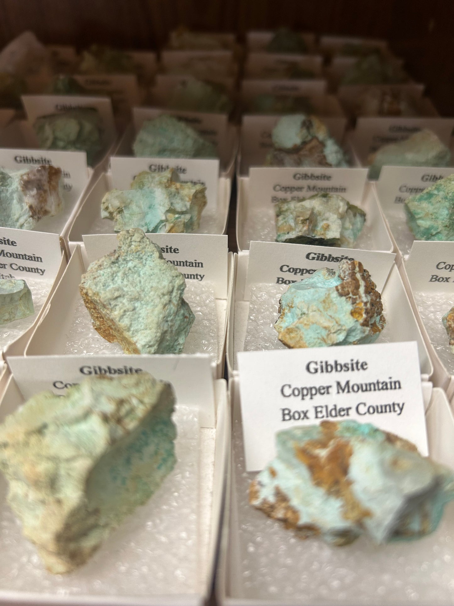 Gibbsite Specimens Utah