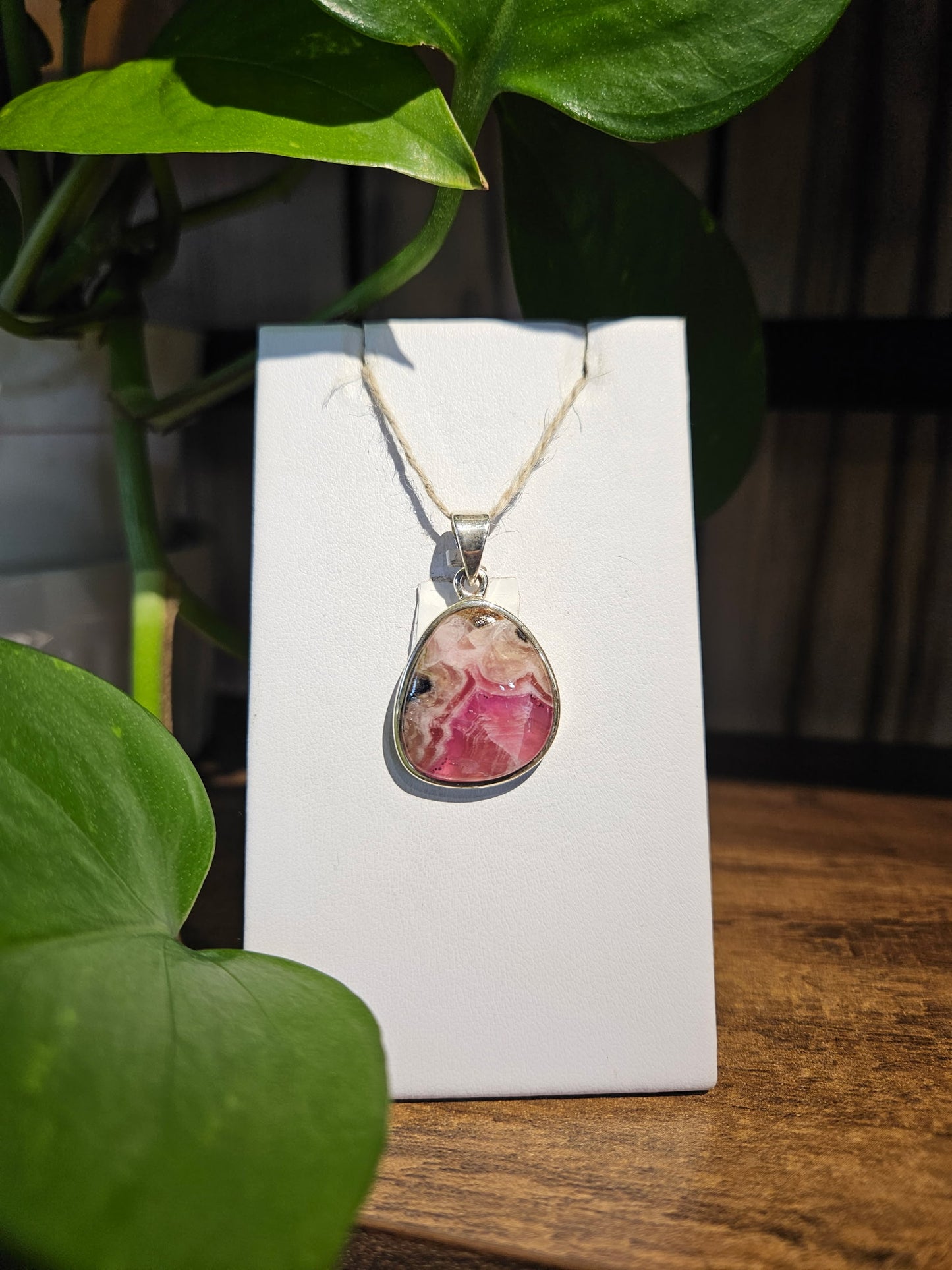Rhodochrosite Pendant
