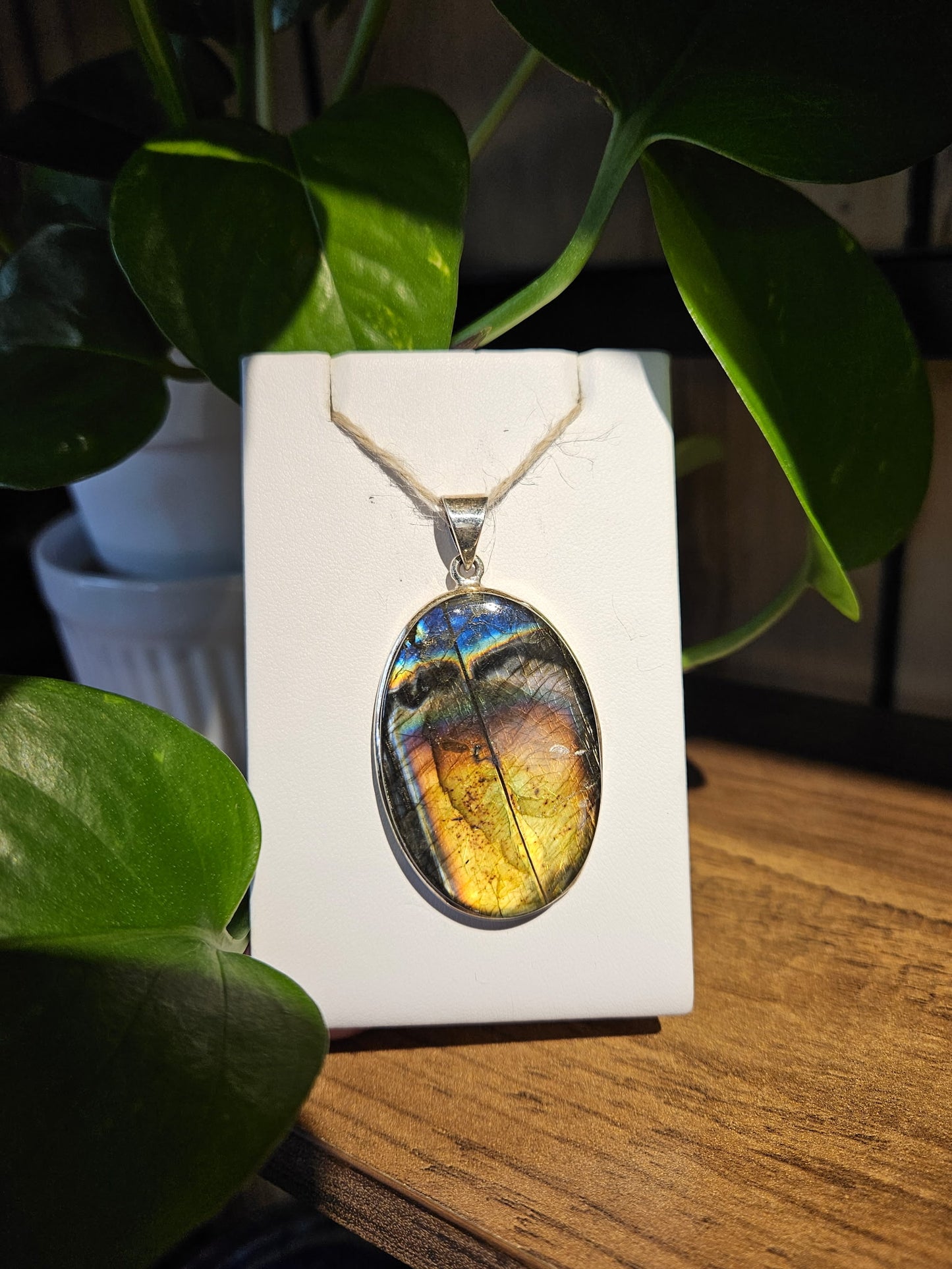 Golden Labradorite Pendant