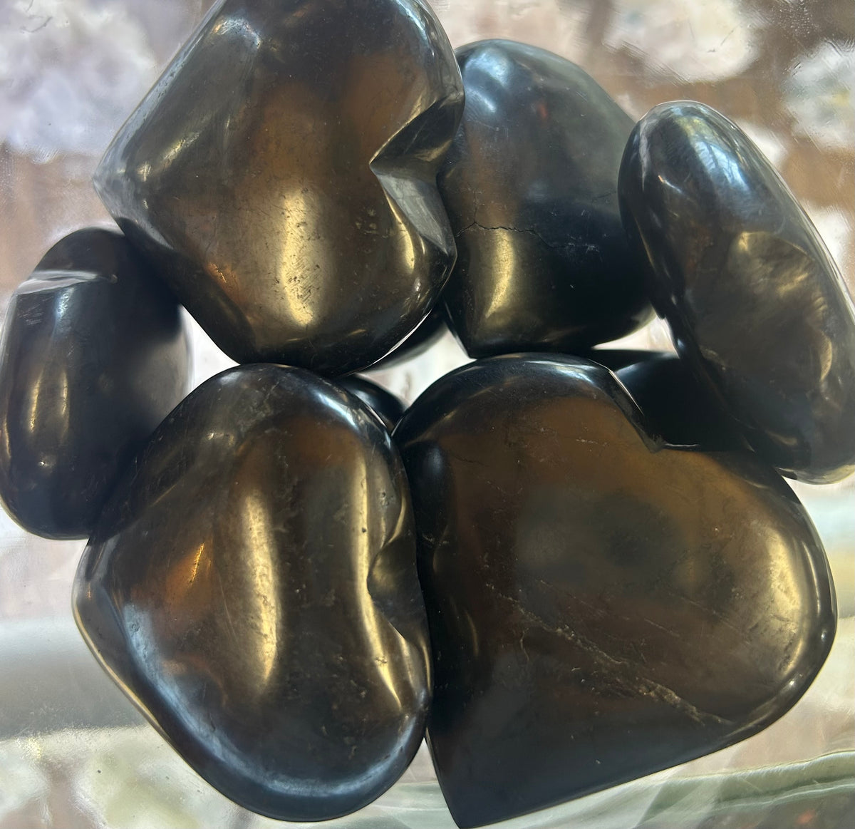 Shungite Hearts