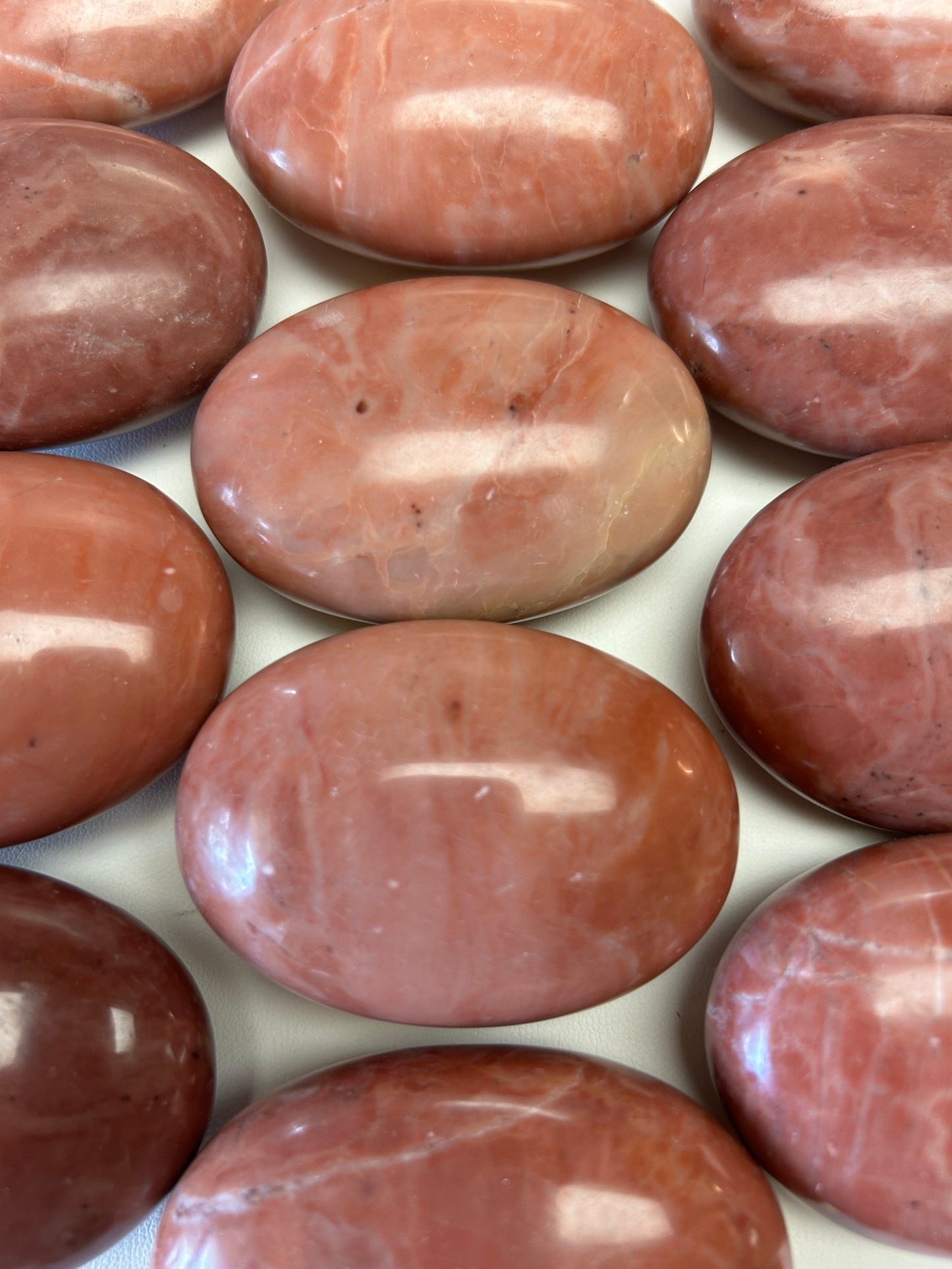 Red Serpentine Palmstones