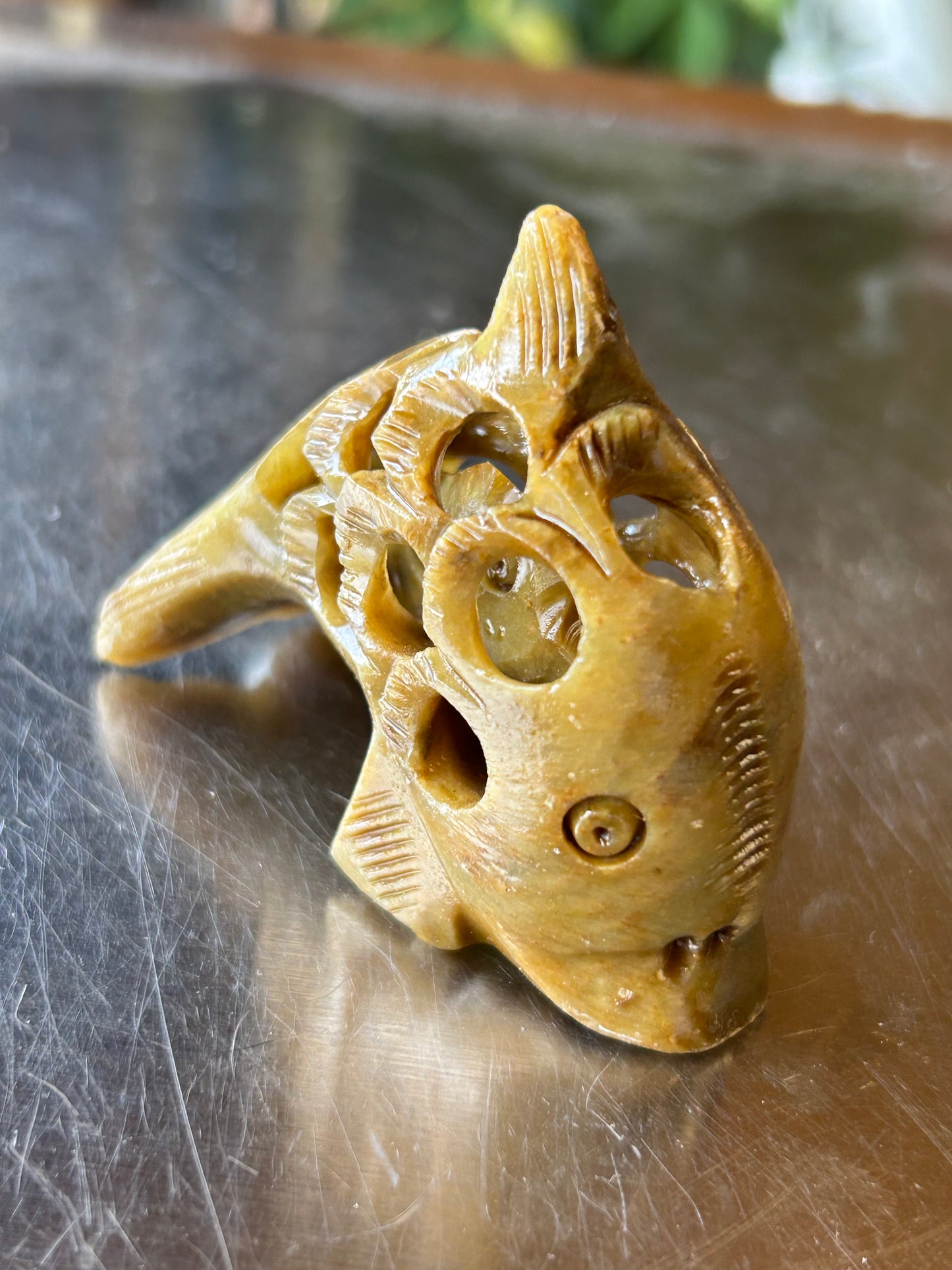 Hand Carved Soapstone Animals Mountain Mineral Market