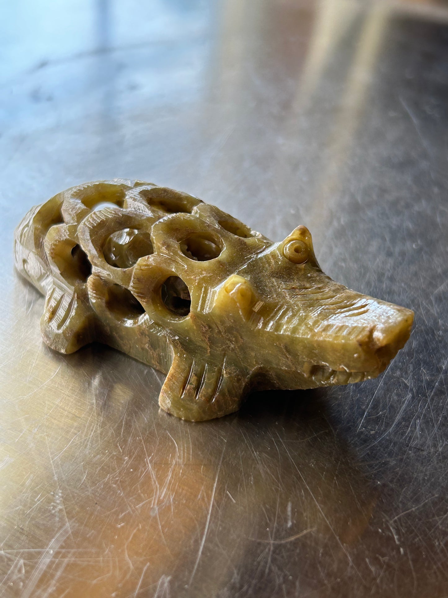 Hand Carved Soapstone Animals Mountain Mineral Market