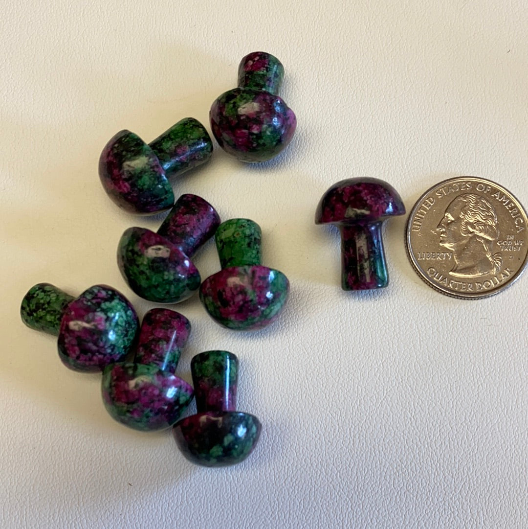 Ruby in Zoisite Mushrooms Mountain Mineral Market