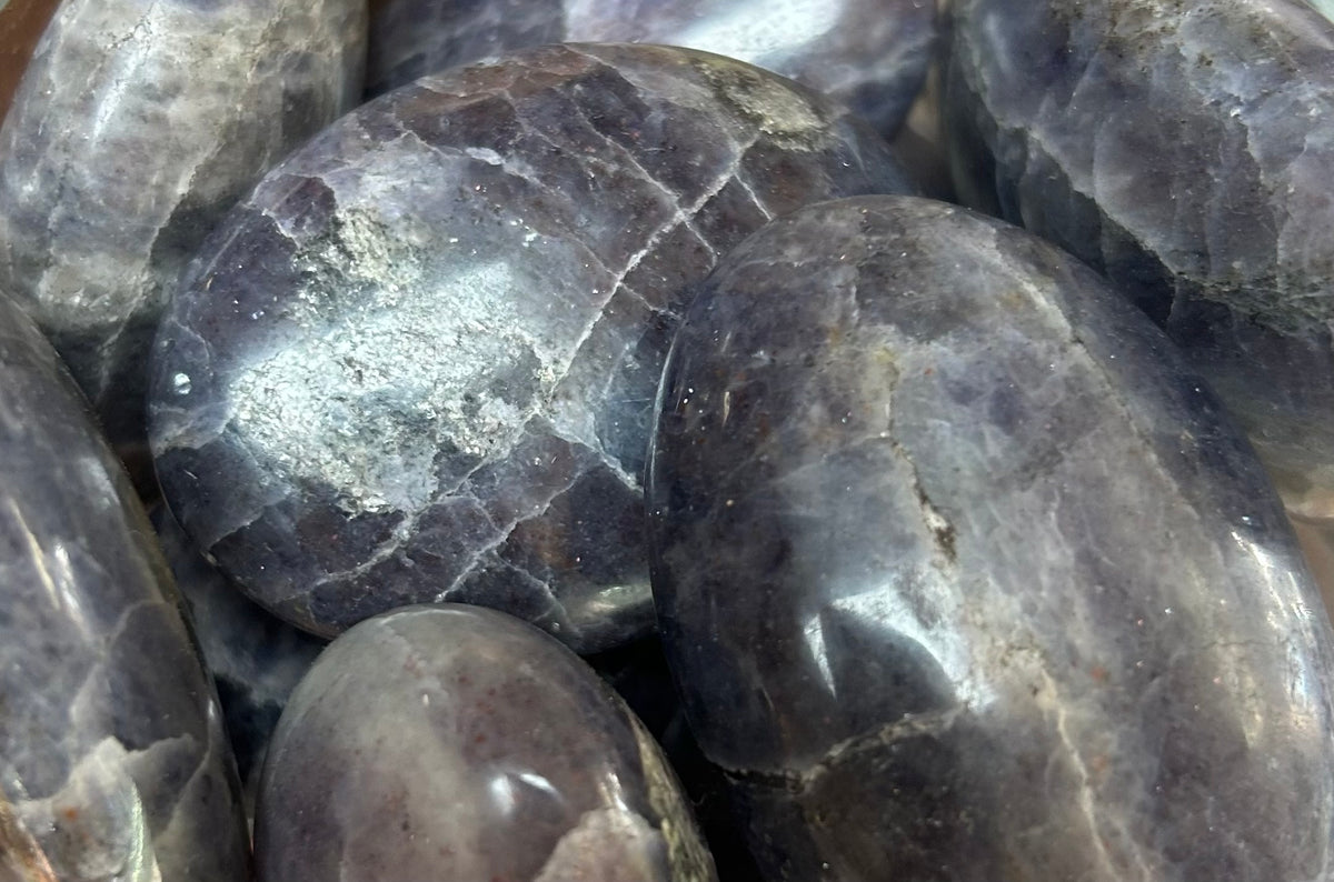 Iolite-Sunstone Palmstones