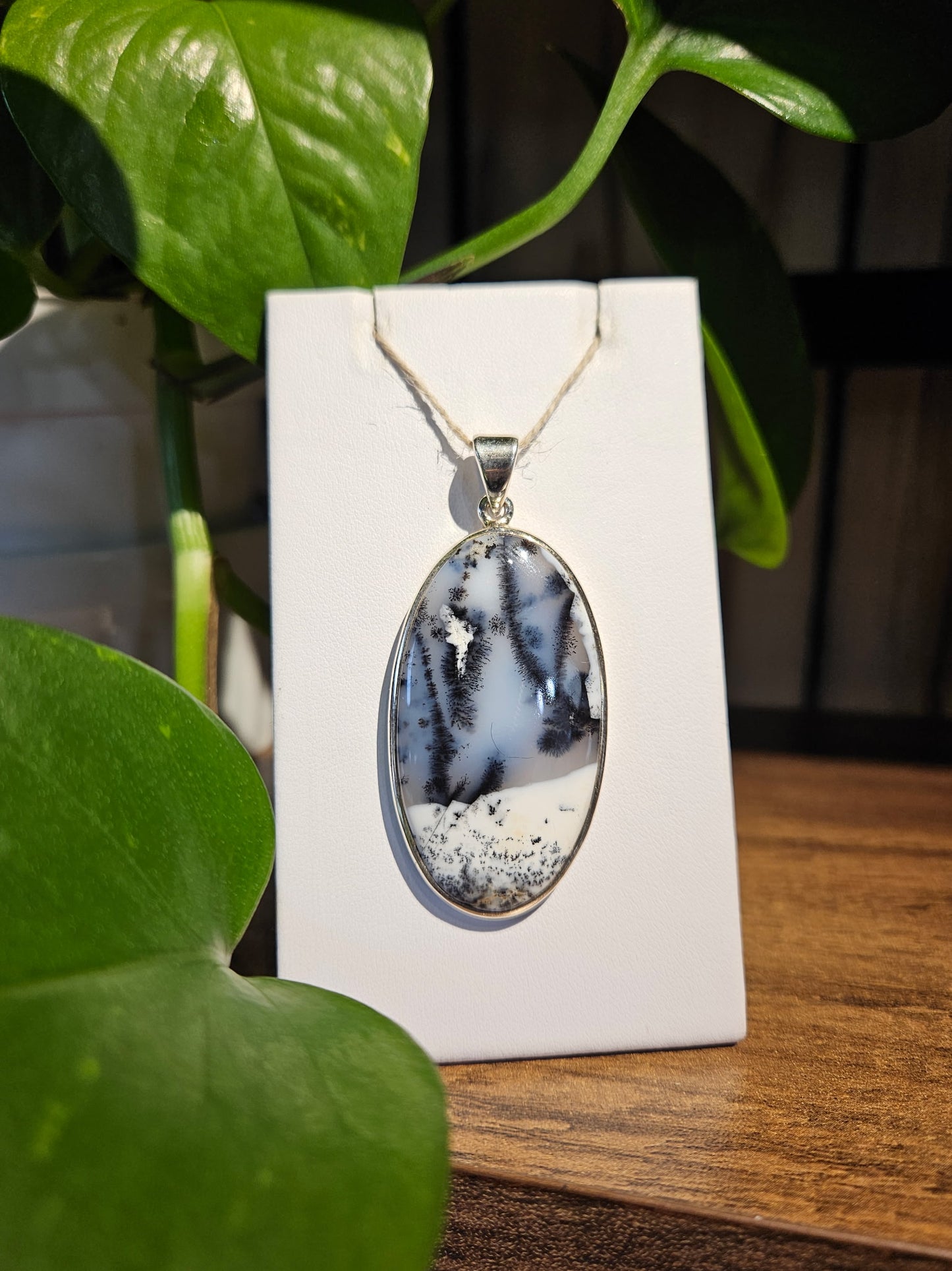 Dendritic Opal Pendant