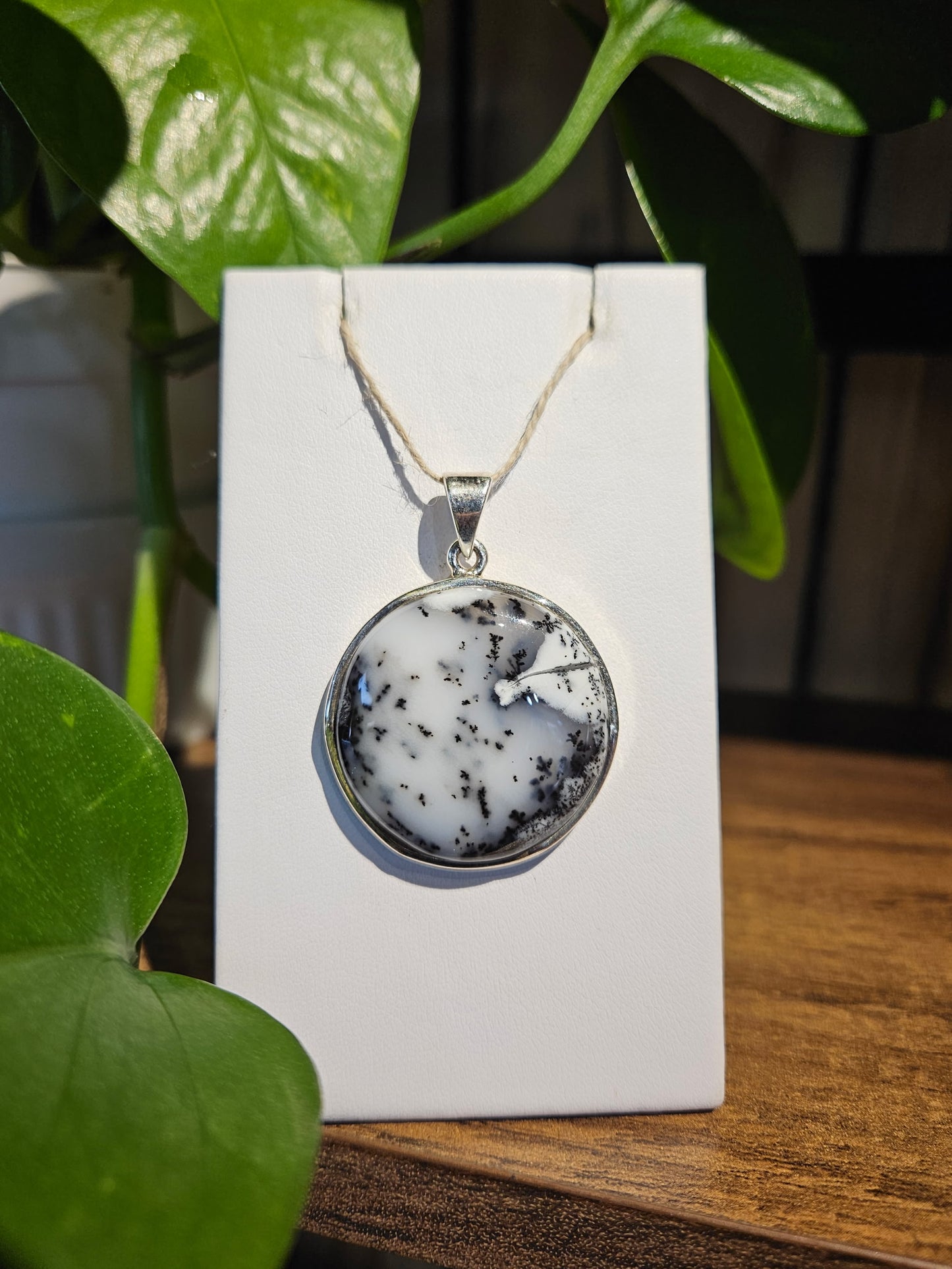 Dendritic Opal Pendant