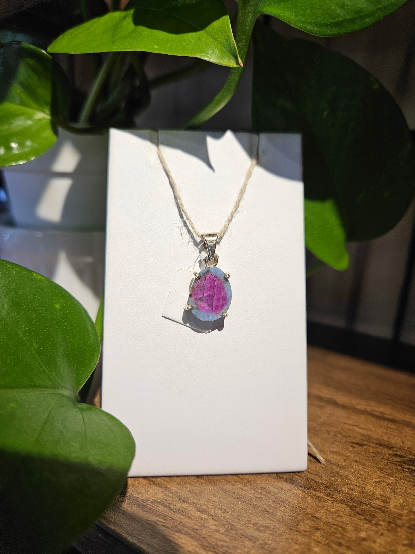 Ruby in Kyanite Pendant
