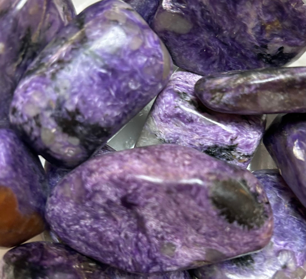 Charoite Palmstones