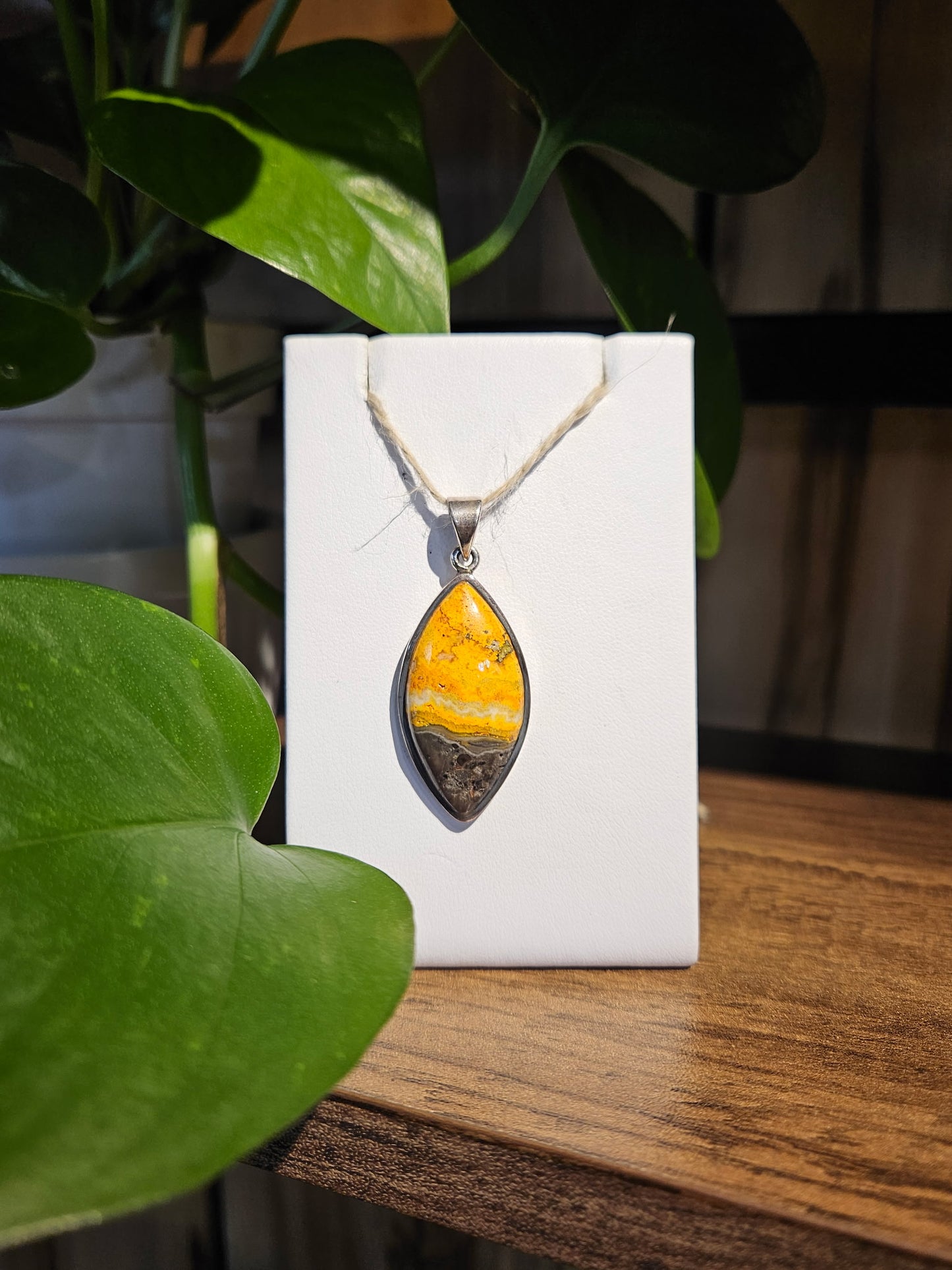 Bumblebee Jasper Pendant