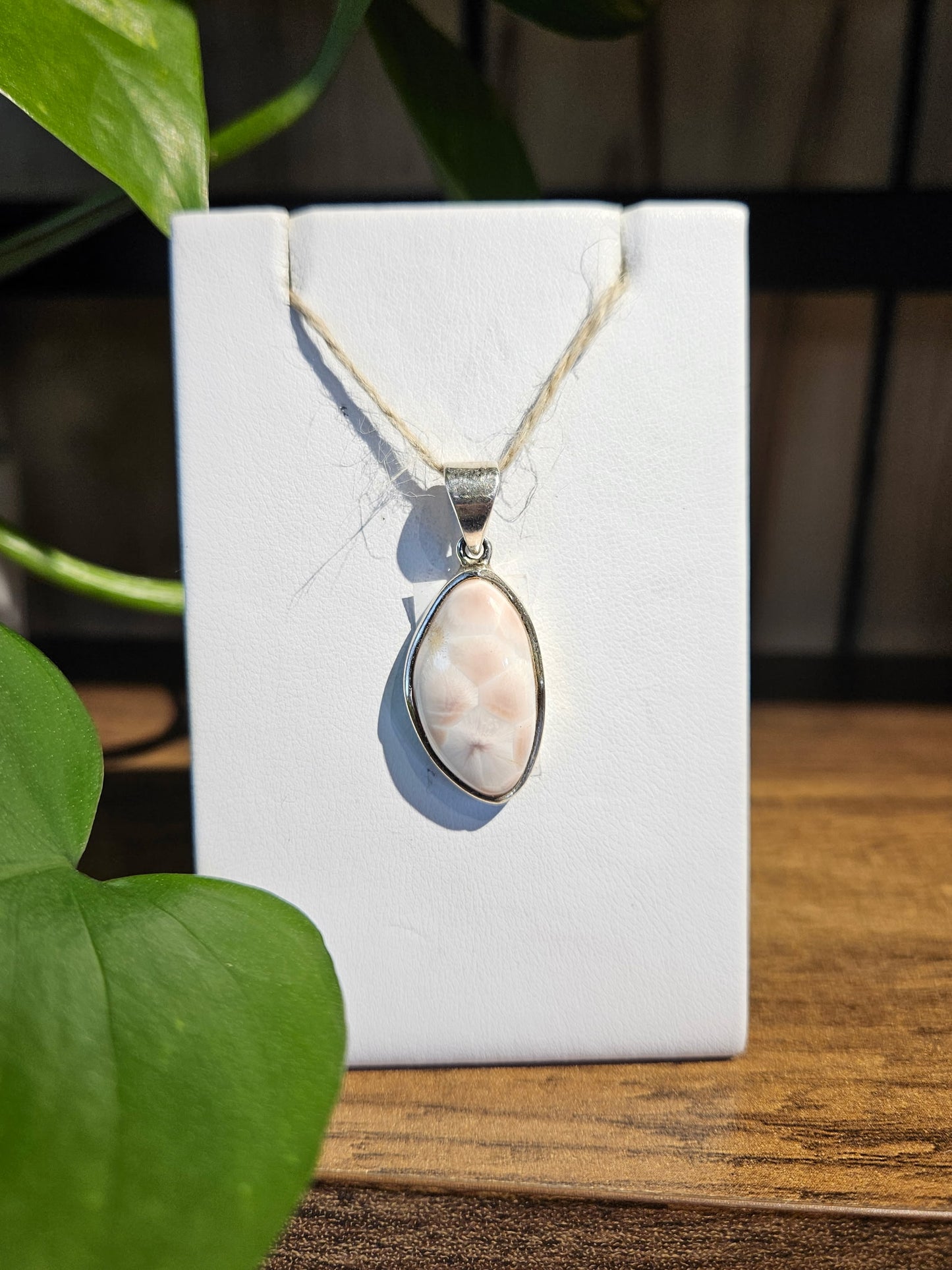 Pink Natrolite Pendant