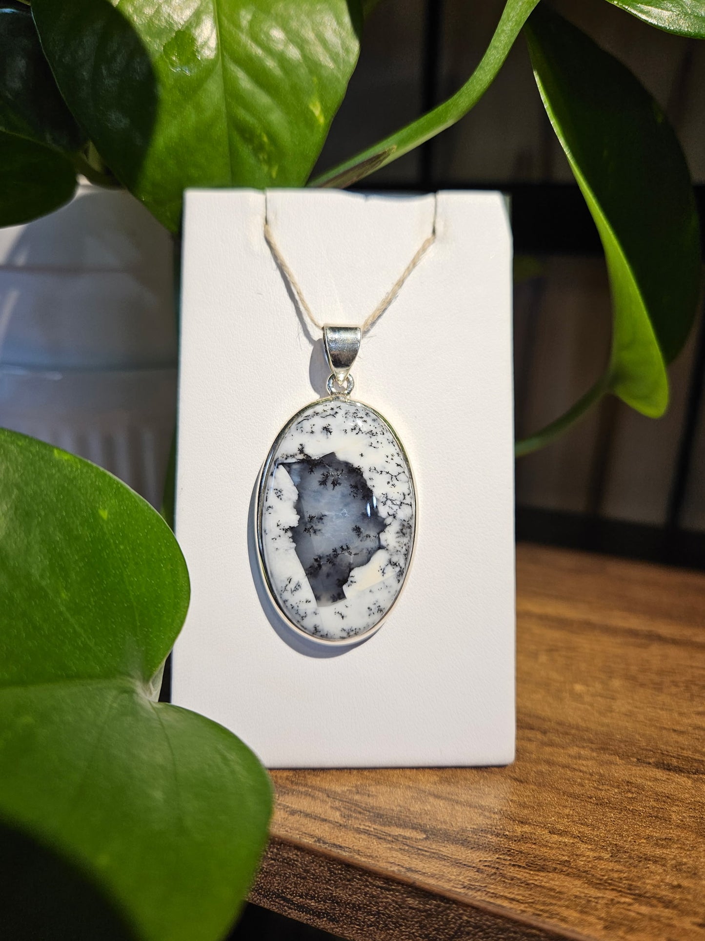 Dendritic Opal Pendant