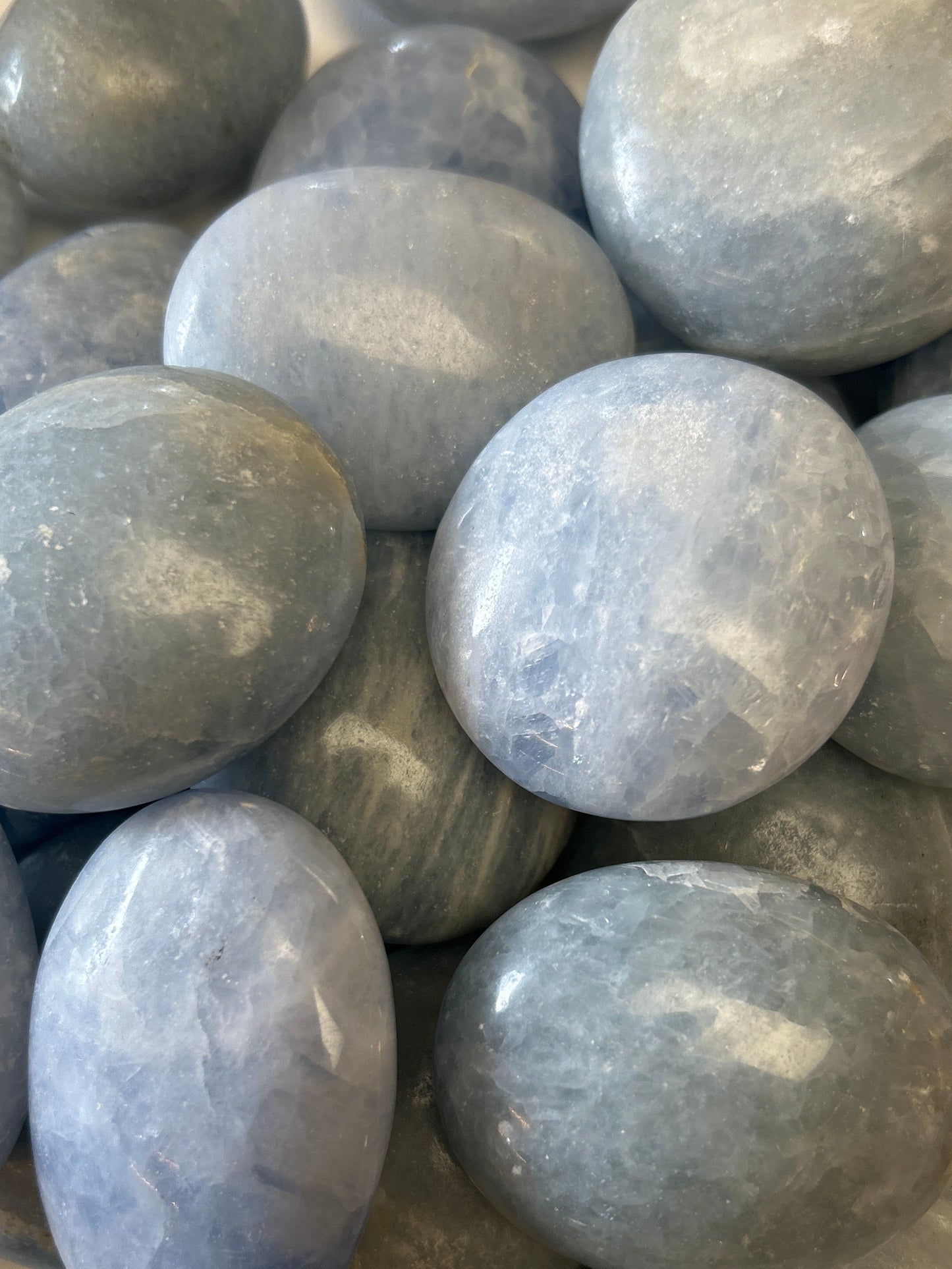 Blue Calcite Palmstone