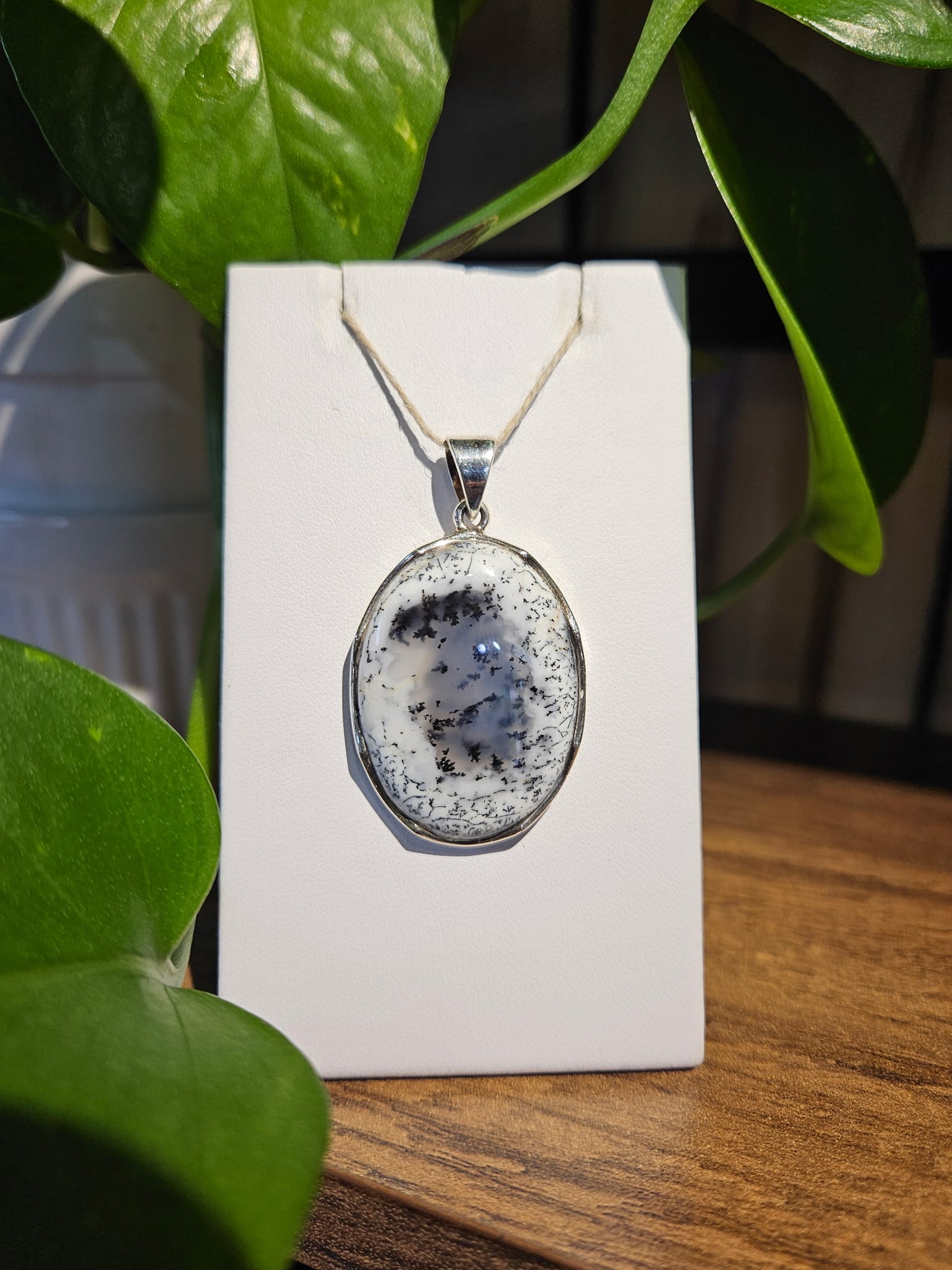 Dendritic Opal Pendant