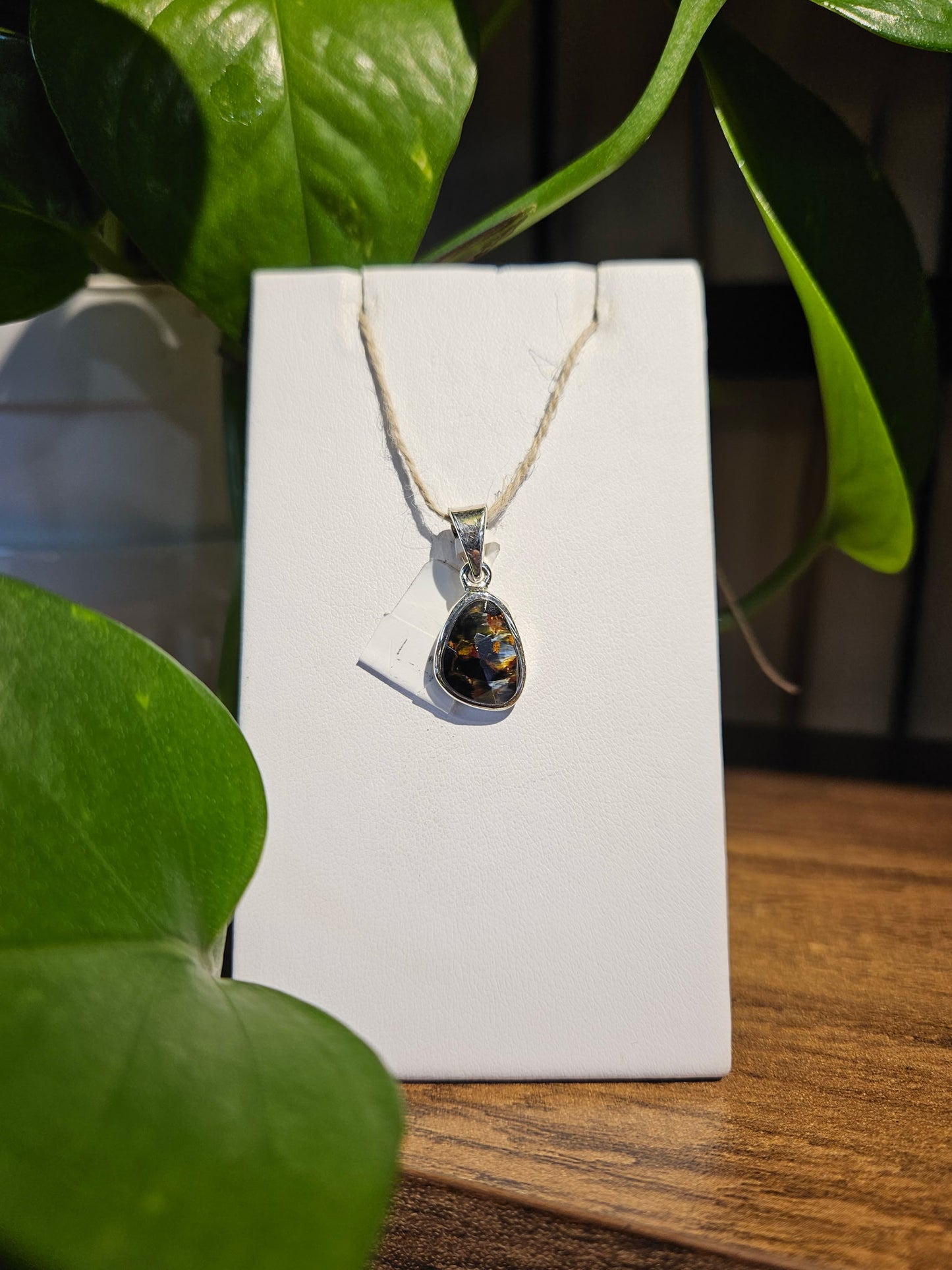 Pietersite Rose Cut Pendant