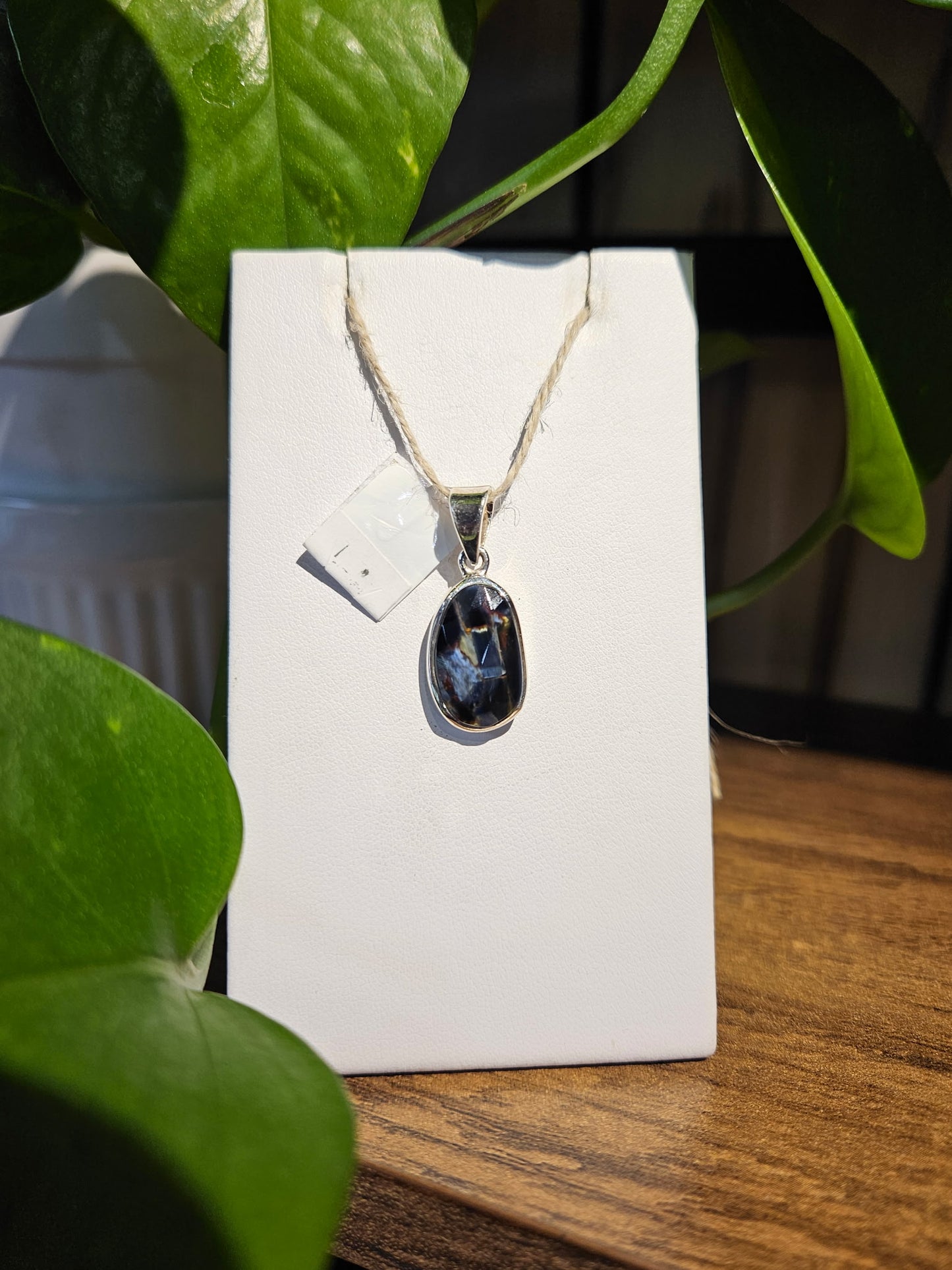 Pietersite Rose Cut Pendant