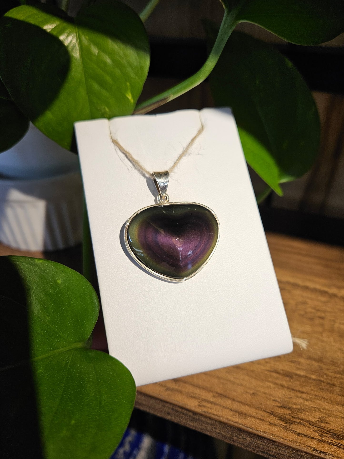 Rainbow Obsidian Pendant