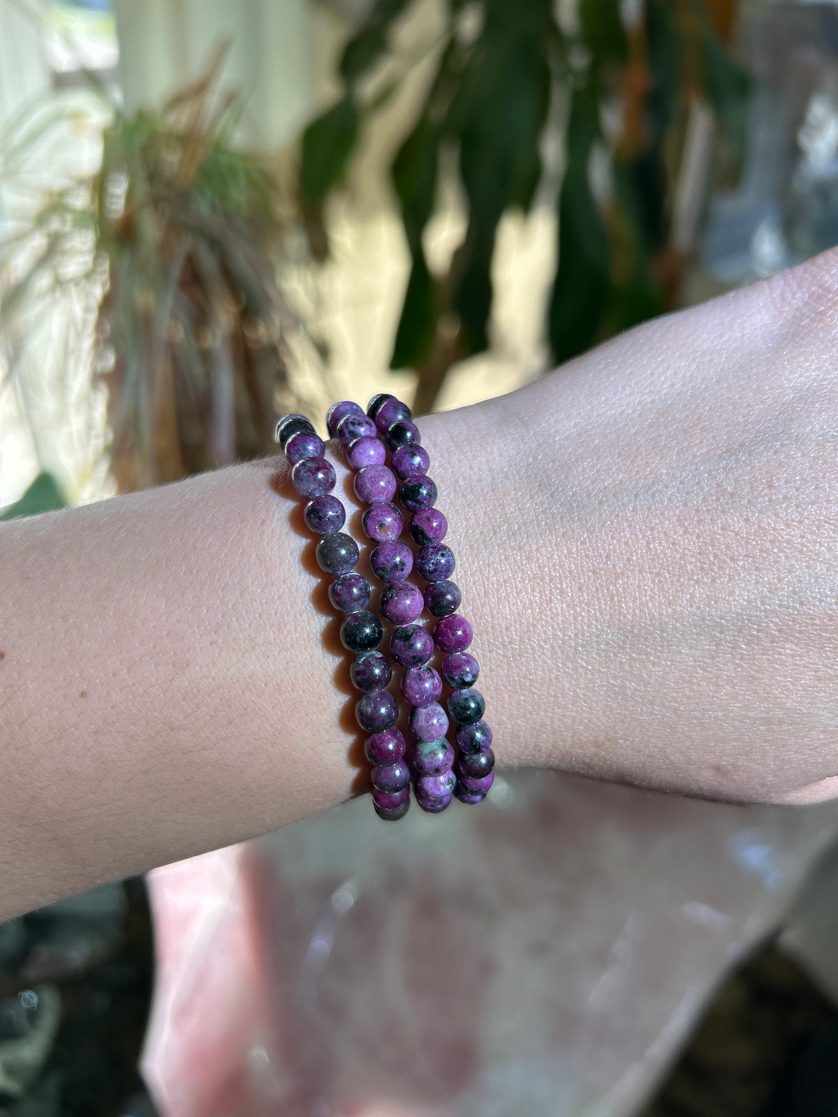 Ruby Stretchy Bracelet