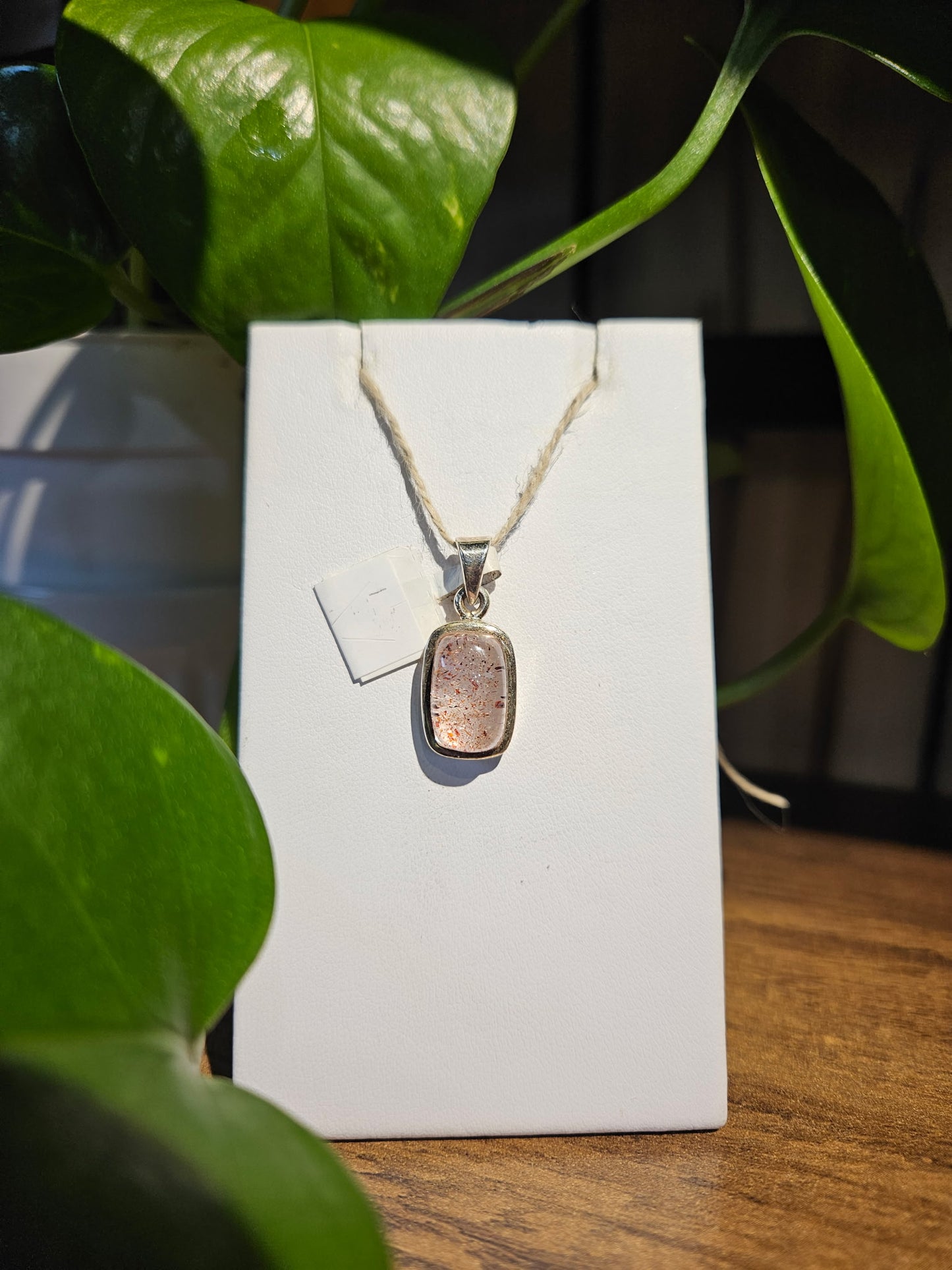 Harlequin Quartz Pendant