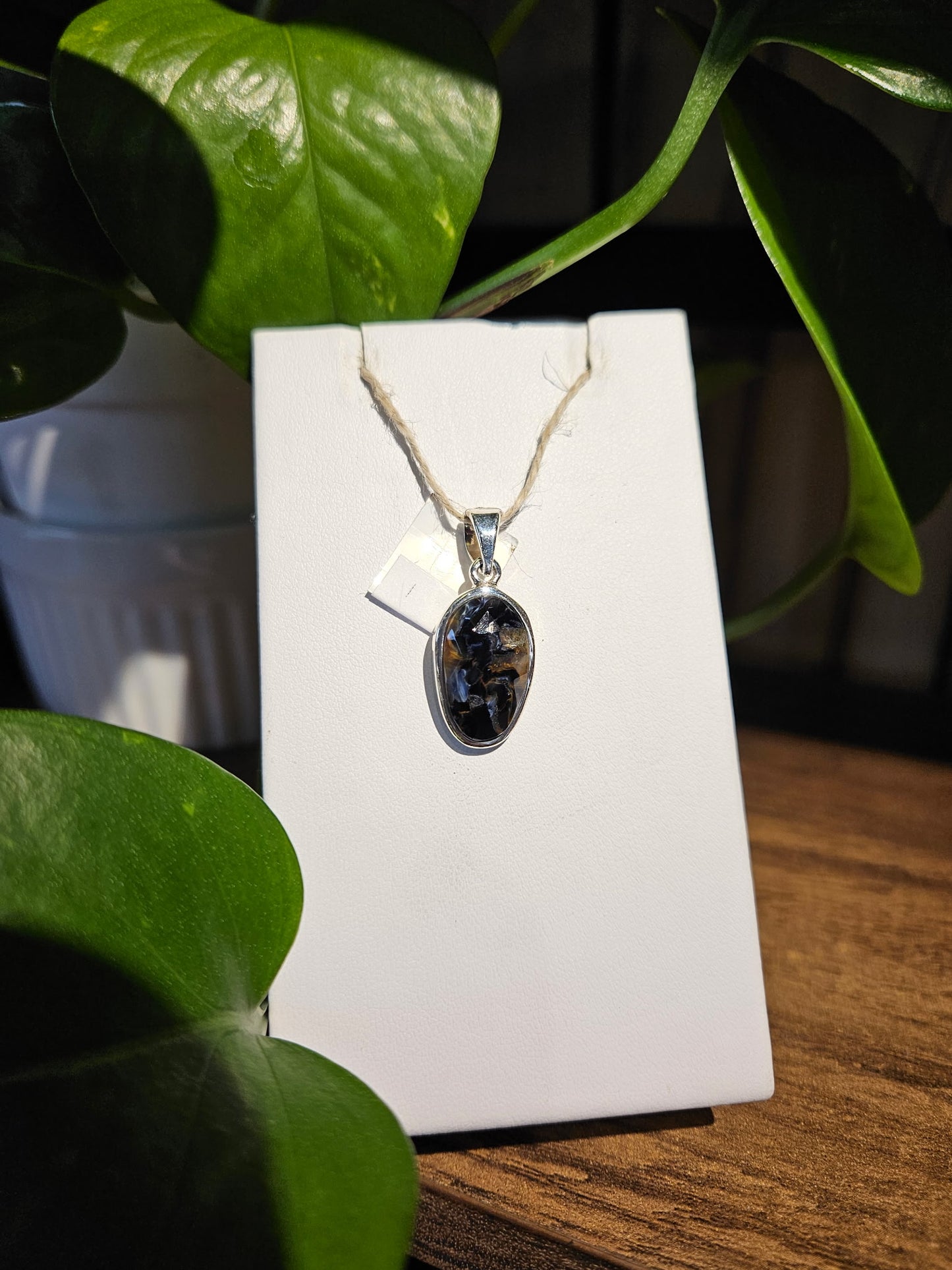 Pietersite Rose Cut Pendant