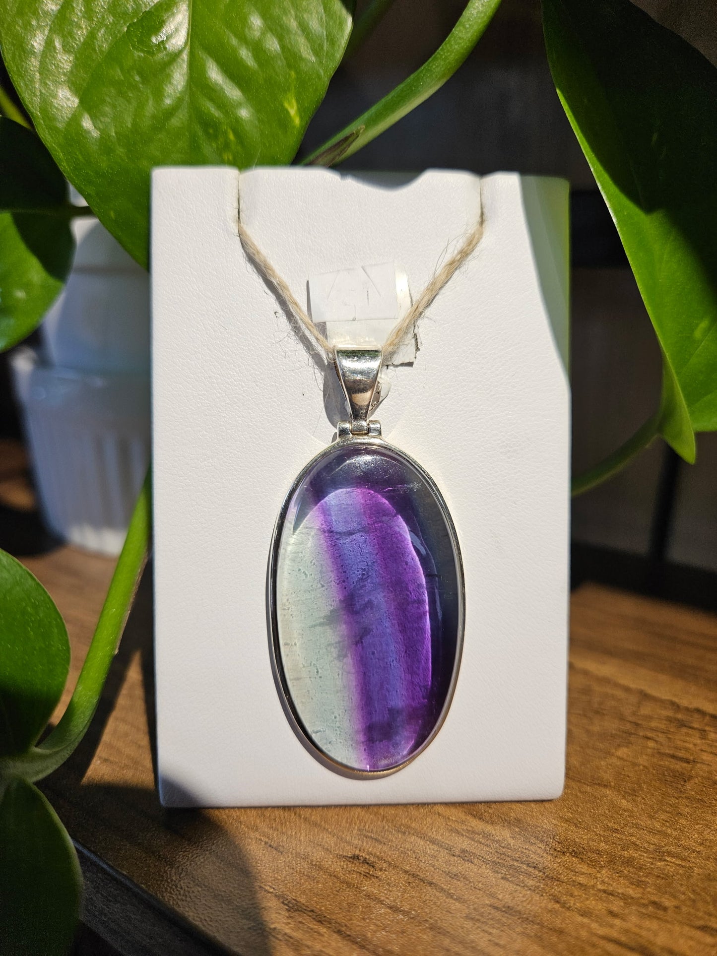 Rainbow Fluorite Pendant