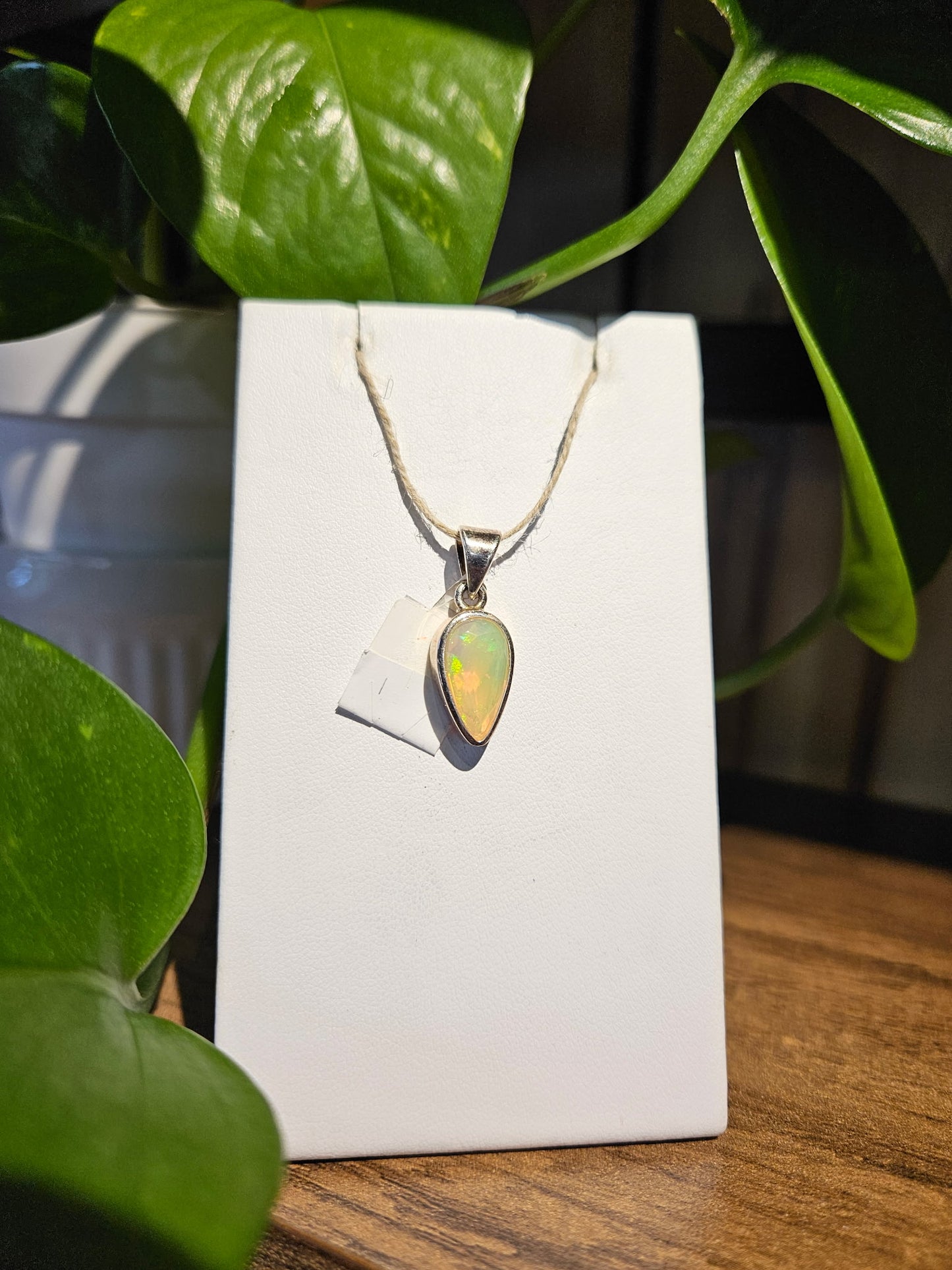 Opal Facet Pendant