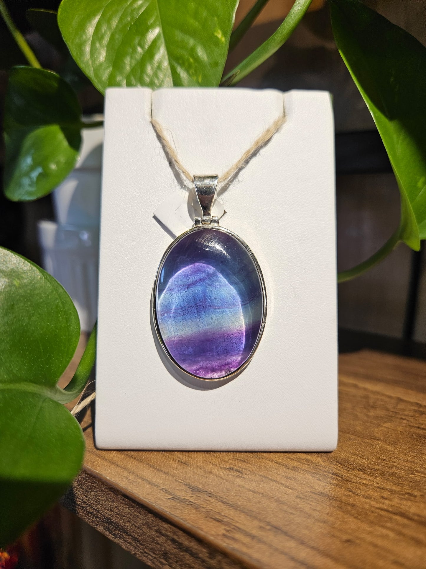 Rainbow Fluorite Pendant