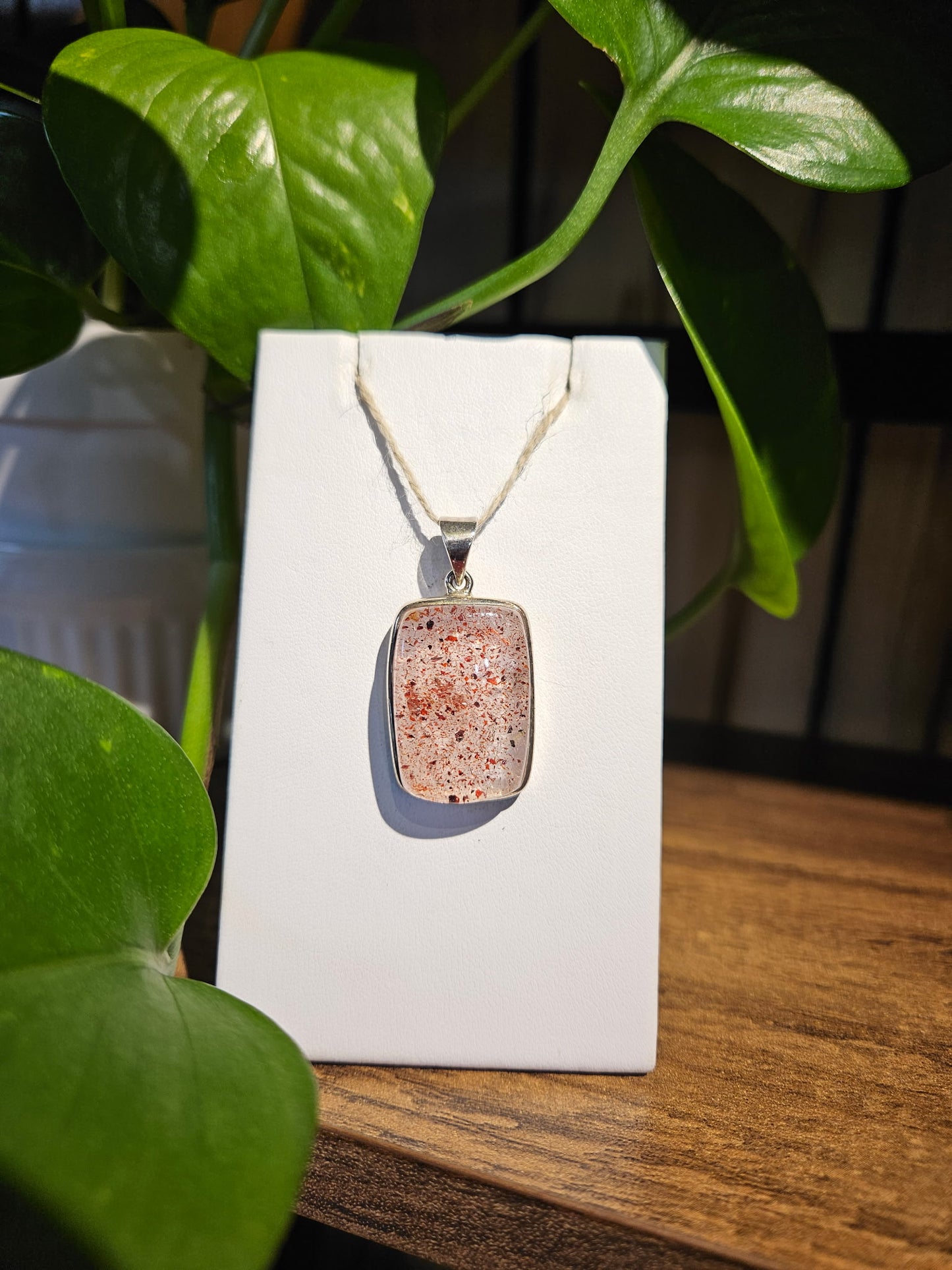 Harlequin Quartz Pendant