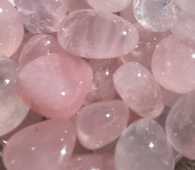 Load image into Gallery viewer, Rose quartz tumble stones

