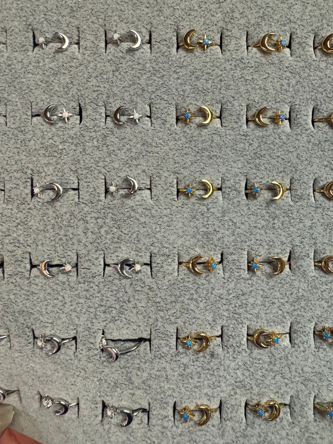 Sun and Moon Rings