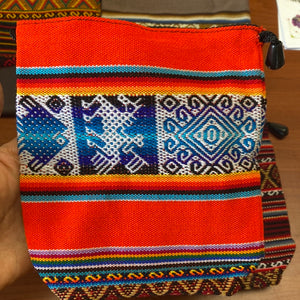 Embroidered Patterned Pouch