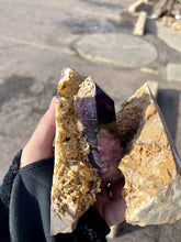 Load image into Gallery viewer, Smoky Amethyst on Matrix with Barite
