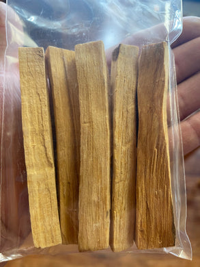 Palo Santo Sticks a.k.a Holy wood, are used to cleanse negative energies. They also remove misfortune and calamity when burned.