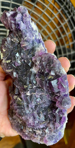 Purple Fluorite on Matrix