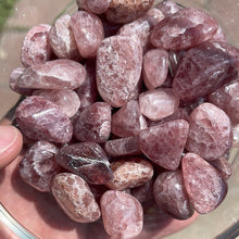 Load image into Gallery viewer, Strawberry Quartz Tumbled Stone

