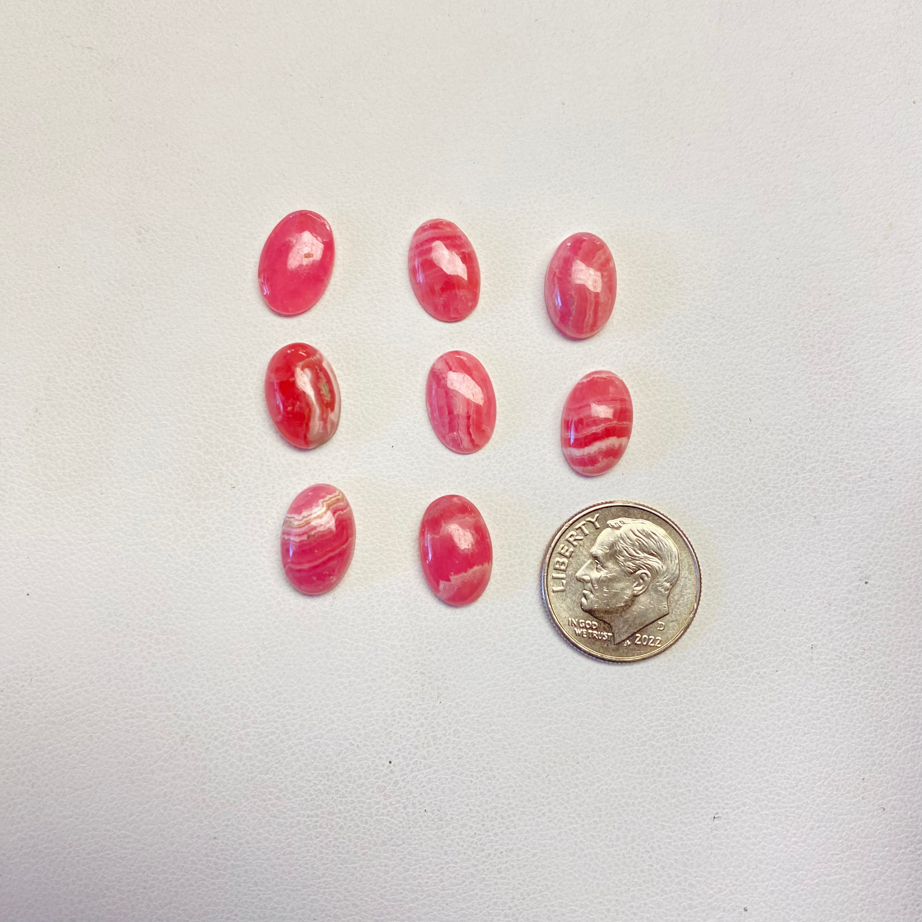 Rhodochrosite Cabochons Argentina Mountain Mineral Market
