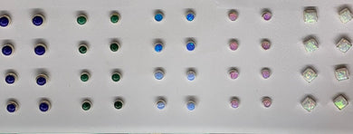 .925 sterling silver studs