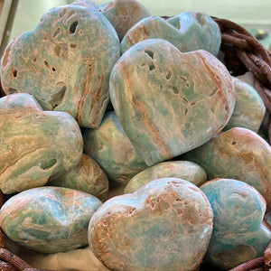 Caribbean calcite hearts