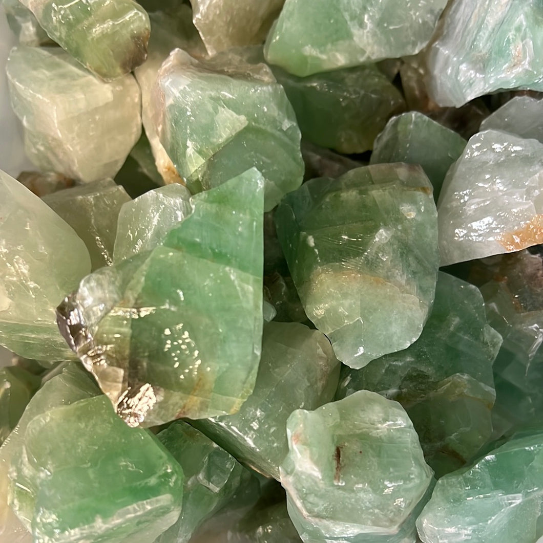 Emerald Calcite Rough