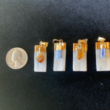 Load image into Gallery viewer, Good Plated Selenite Pendants
