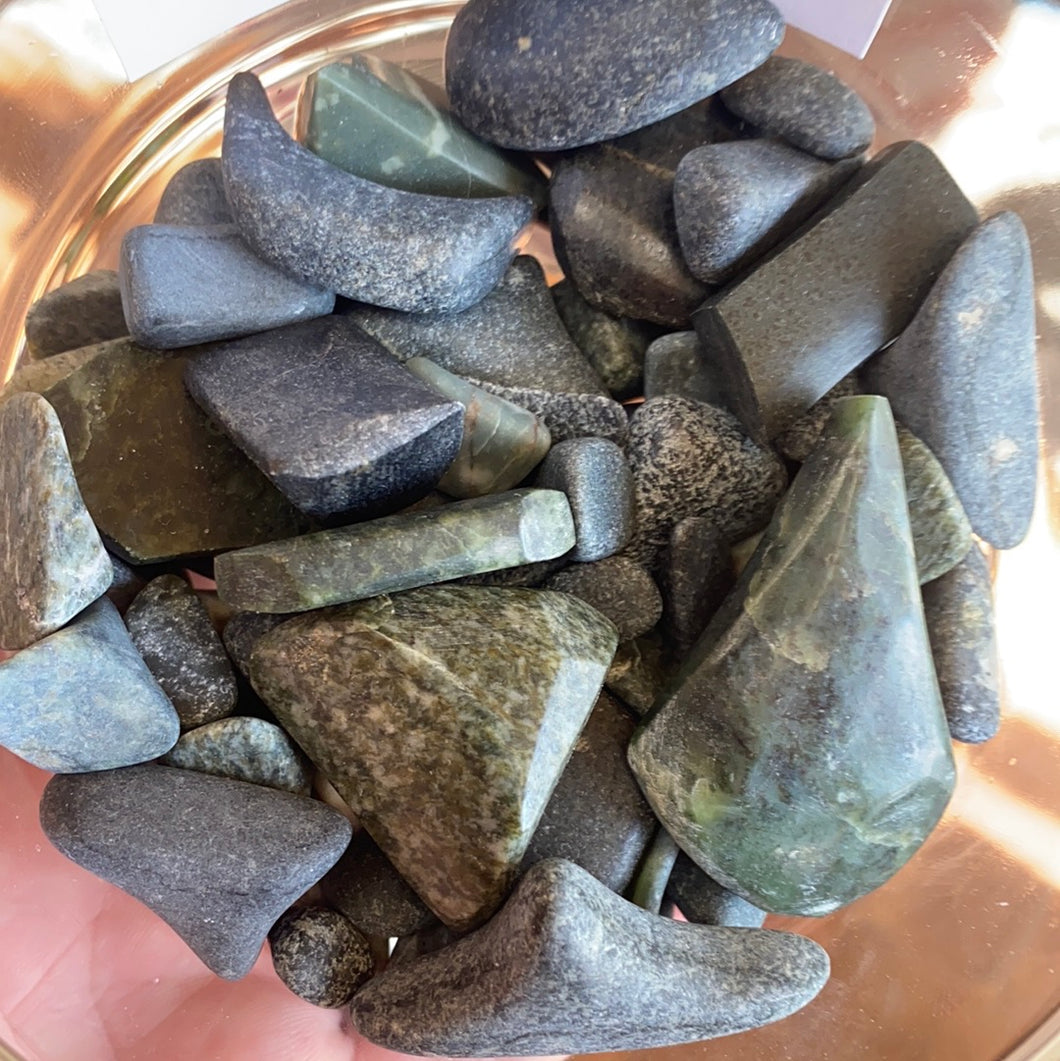 Black Jade Tumble Stones