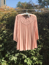 Load image into Gallery viewer, Peony Pink Blouse with Lace Detail Size Large
