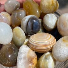 Load image into Gallery viewer, Banded Agate Tumbled Stone
