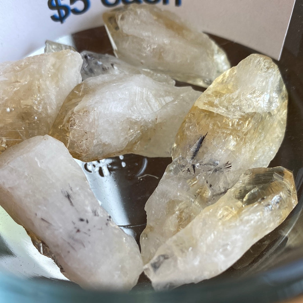 Small Citrine Points - Brazil