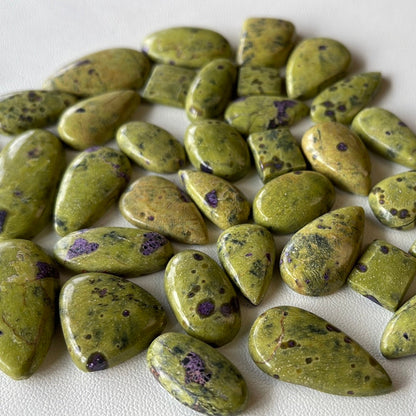 Stichite a.k.a. "Atlantasite" cabochons MMM